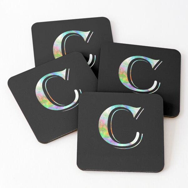 Item preview, Letter C Capital Alphabet Cute Colorful Monogram Initial  designed and sold by ZANNIX.