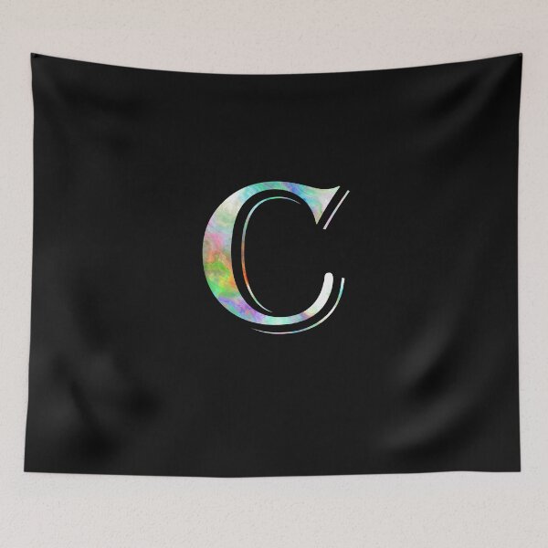 Item preview, Letter C Capital Alphabet Cute Colorful Monogram Initial  designed and sold by ZANNIX.