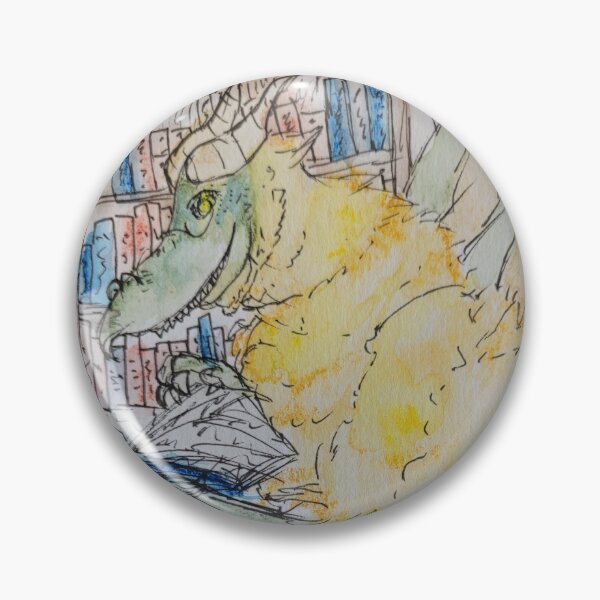 Item preview, Old Man Fluffy Dragon In The Library Prints And More designed and sold by nhitori.