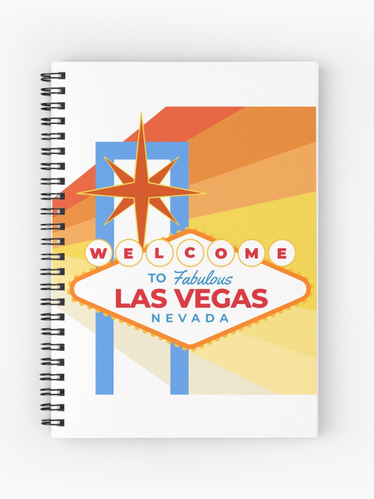 Las Vegas, Nevada City Map Spiral Notebook