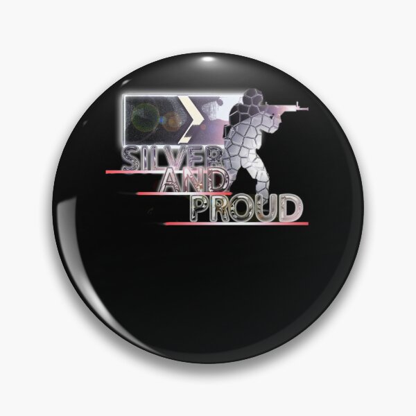 Item preview, csgo Silver and Proud  designed and sold by BigOrangeShirtS.