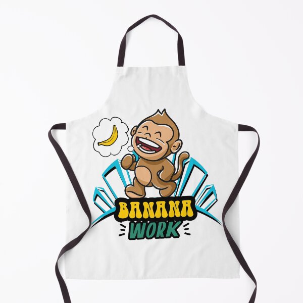 Item preview, Monkey "Banana Work" designed and sold by MEGAEYNAS.