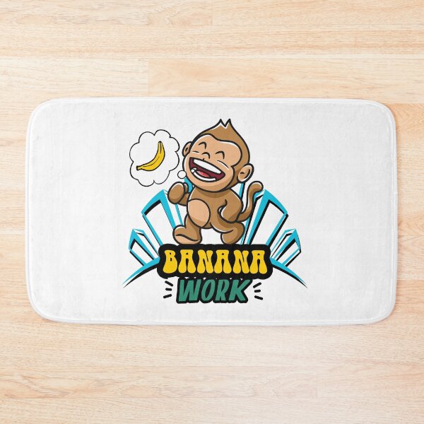 Item preview, Monkey "Banana Work" designed and sold by MEGAEYNAS.