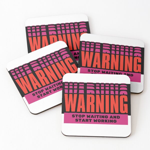 Item preview, Ignite Your Potential: Stop Waiting and Start Working with our Inspiring 'Stop Waiting and Start Working' Design designed and sold by magicalshops.
