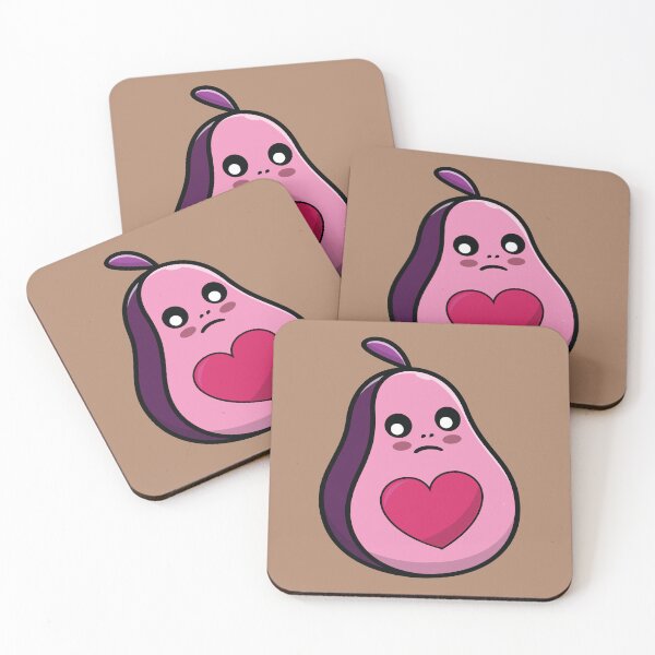 Item preview, Valentine avocado heart  designed and sold by Donutlovers.
