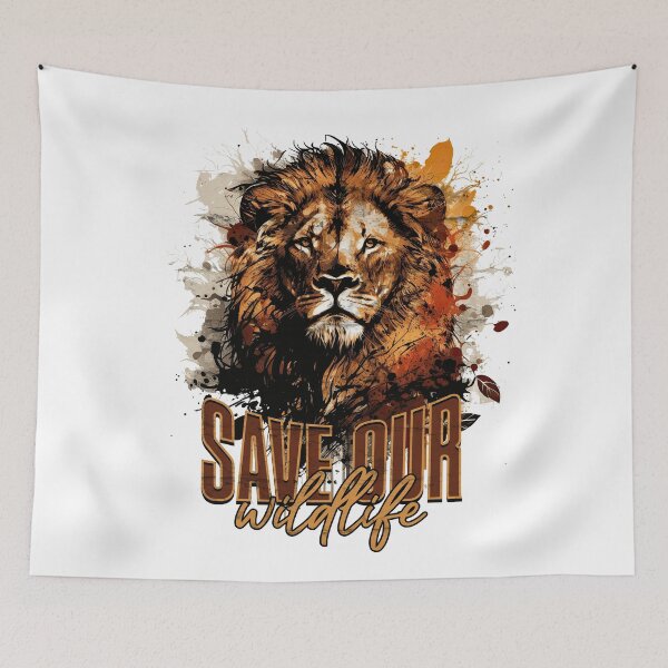 Item preview, save our wildlife designed and sold by addict2reading.