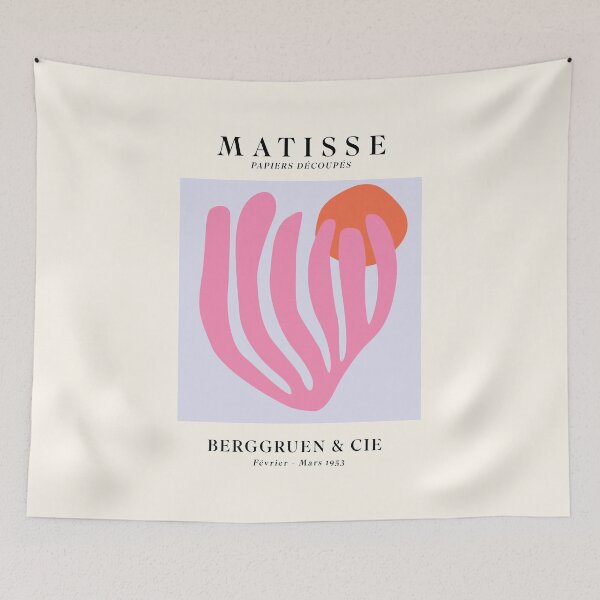 Item preview, Matisse Papiers Découpés Purple Pink Orange designed and sold by ahumbleconcept.
