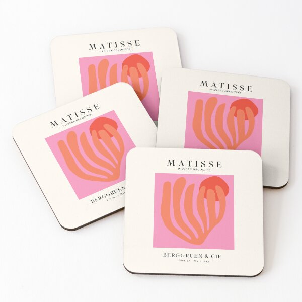 Item preview, Matisse Papiers Découpés Pink Orange Red designed and sold by ahumbleconcept.