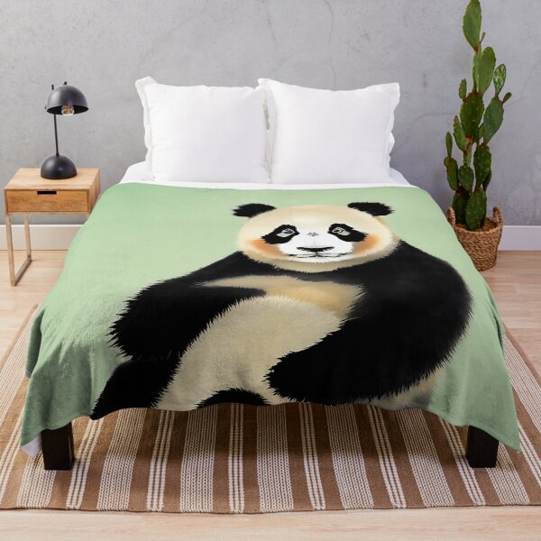 Item preview, Cute Panda - vintage chinese art - Guo Hua Style designed and sold by Asian-Art.