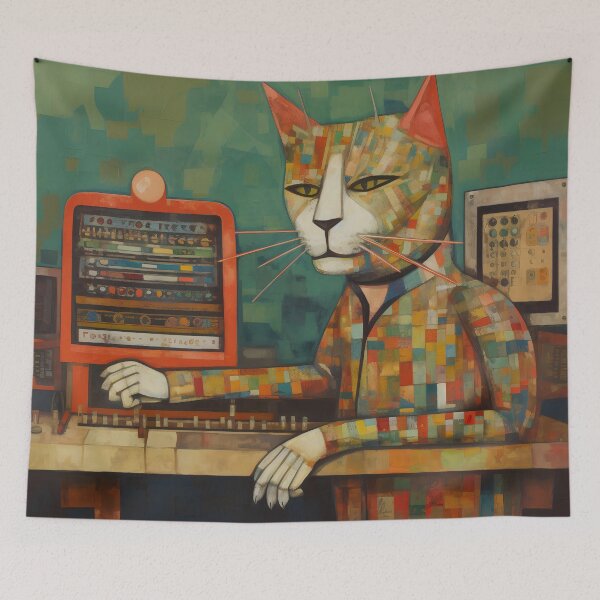 Item preview, Recording Studio DJ broadcasting Audio Music Cat Meow  designed and sold by miraclemeows.