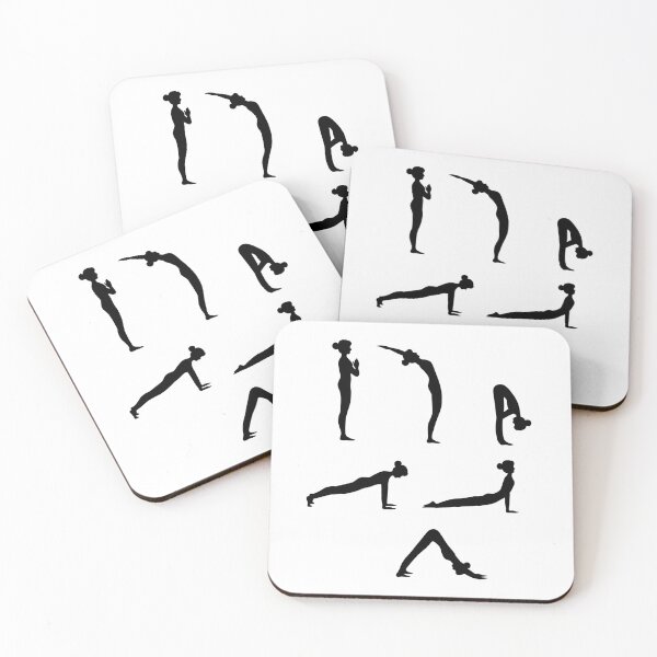 Item preview, sun salutation in yoga designed and sold by misslizzyspin.
