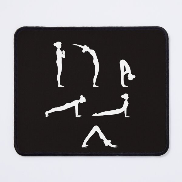 Item preview, sun salutation in yoga designed and sold by misslizzyspin.