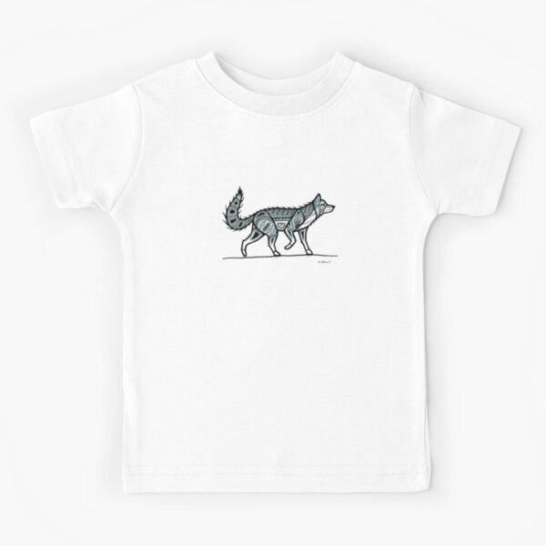 Vista previa del artículo con la obra «lobo tradicional», diseñado y vendido por Mangeshig.