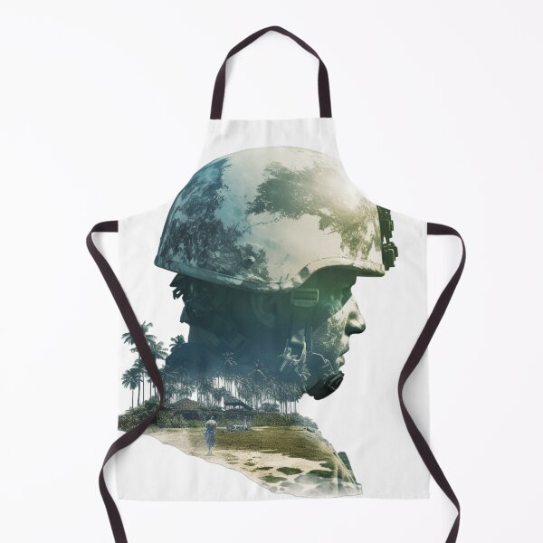 Item preview, Beach Island Army Soldier - Tropical Military Art designed and sold by JojoArtEvo.