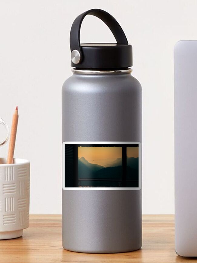 Thumbnail 1 of 3, Sticker, Baan Huay Hia Sunset 2 designed and sold by rauben.