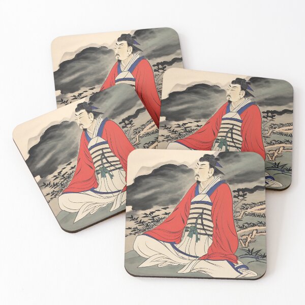 Item preview, meditating Man- vintage chinese art - Guo Hua Style designed and sold by Asian-Art.