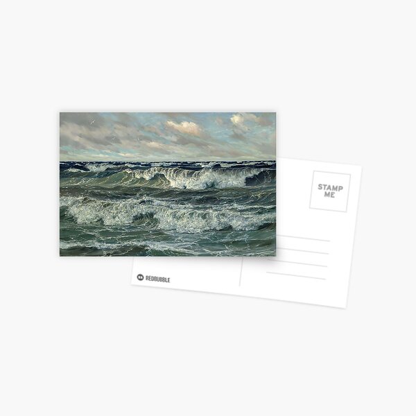 Artikel-Vorschau von Die Nordsee, Meereslandschaft, maritimes Gemälde von Patrick von Kalckreuth, designt und verkauft von Gabriel S.