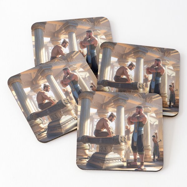 Item preview, Builders of the Great Greek Temple designed and sold by GymDreams.