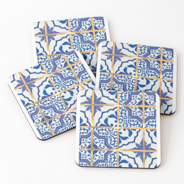 Item preview, Blue, white pattern tile china designed and sold by Nathanfulks551.