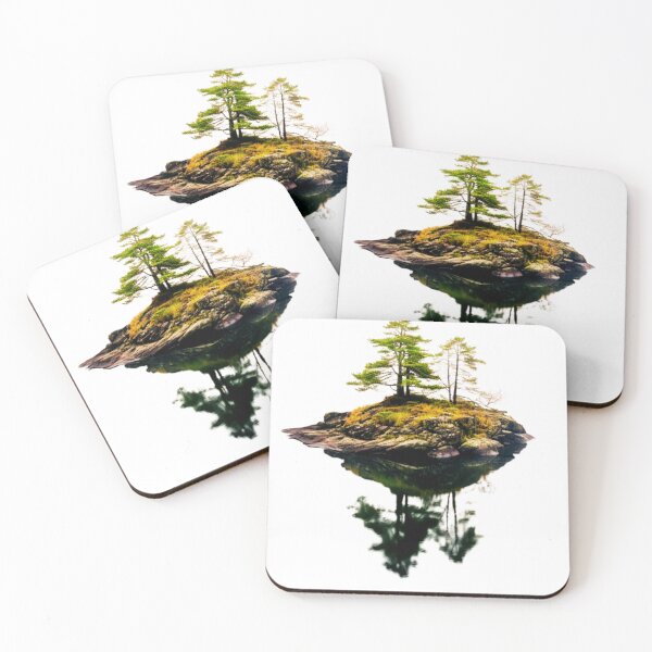 Item preview, Forest Island  Nature Landscape Artwork  designed and sold by JojoArtEvo.