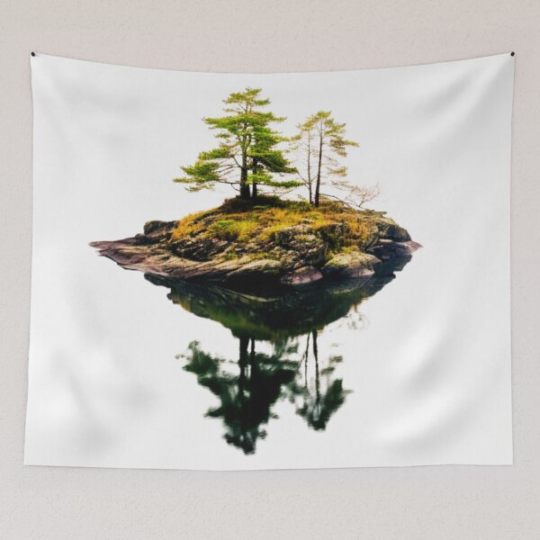 Item preview, Forest Island  Nature Landscape Artwork  designed and sold by JojoArtEvo.