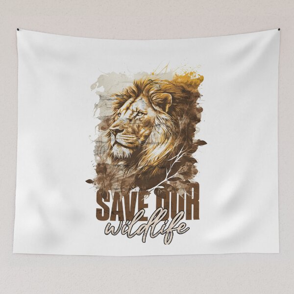 Item preview, save our wildlife designed and sold by addict2reading.