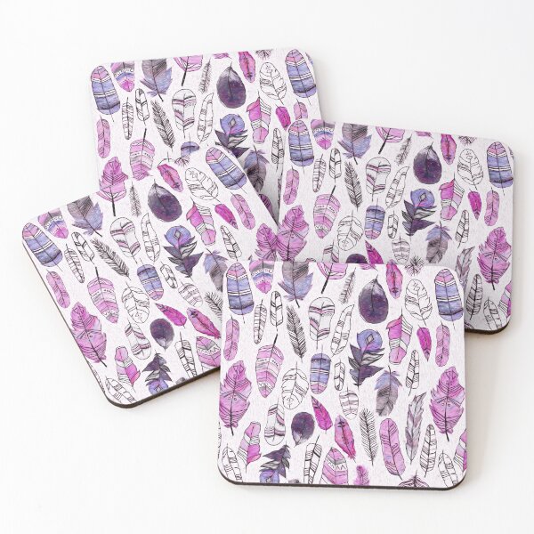 Item preview, Purple Feathers designed and sold by TigaTiga.