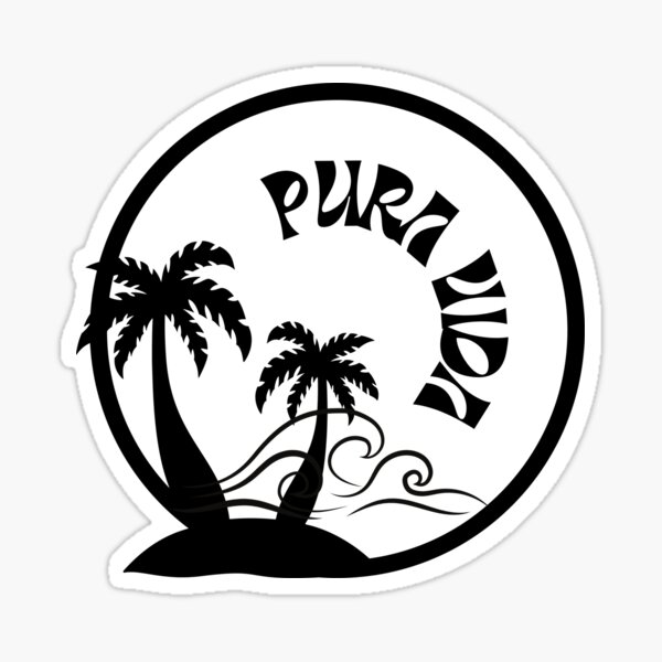 Pura vida Sticker for Sale by RossDillon