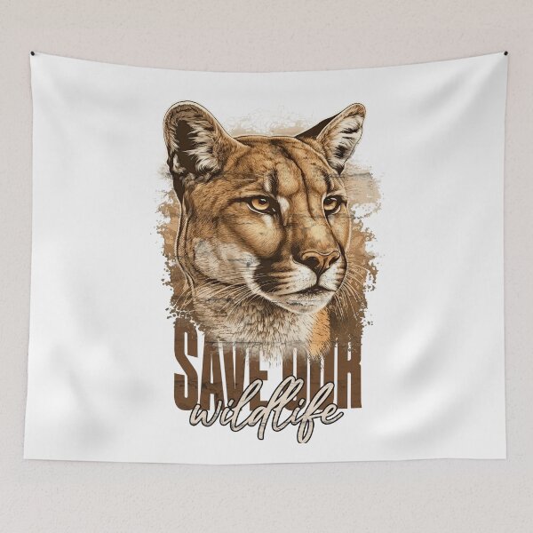 Item preview, save our wildlife designed and sold by addict2reading.