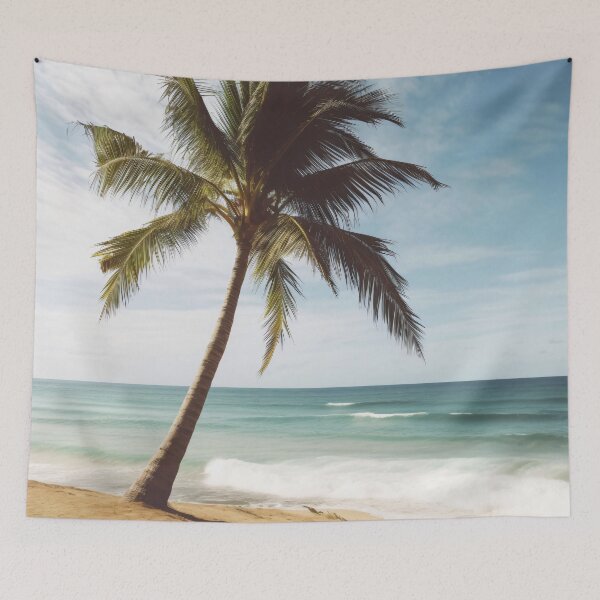 Item preview, Sunny Beach Palm Tree designed and sold by Fragpop.