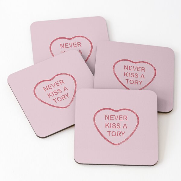 Item preview, Never Kiss A Tory Love Heart designed and sold by thetshirtworks.