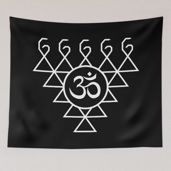 Item preview, Saraswati Symbol White designed and sold by Gumless.