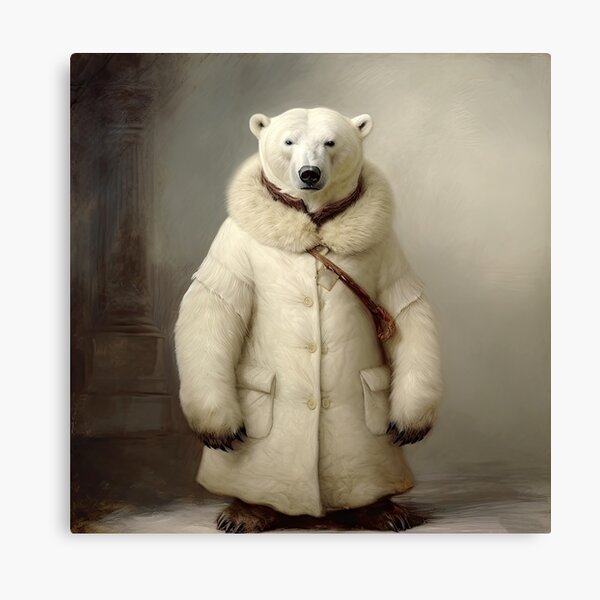 Polar bear fur hot sale coat for sale