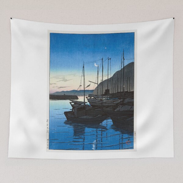 Item preview, Dawn at Beppu | 1928 | Hasui Kawase designed and sold by ArtAndCultureR7.