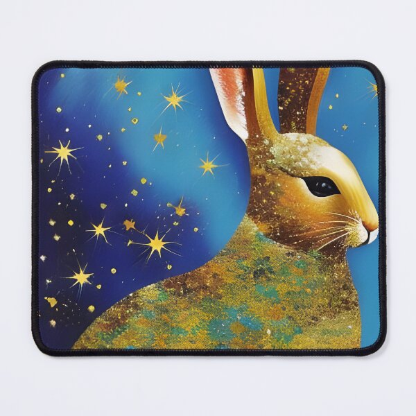 Item preview, Star Rabbit, impasto, Ai Generated Art designed and sold by ACC .
