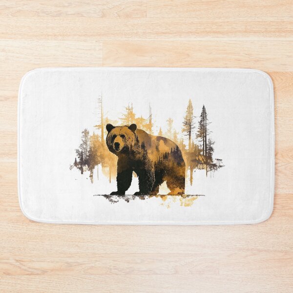 Item preview, Wilderness Fusion: Double Exposure Bear designed and sold by GraphicGarden23.