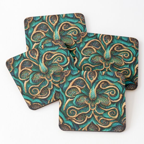 Item preview, Green Wool Pattern - Unique and Stylish Designs designed and sold by JojoArtEvo.