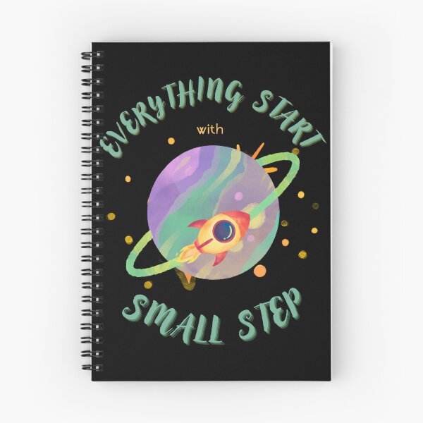 Item preview, Everything start with small step | inspirational quote designed and sold by Galskap.