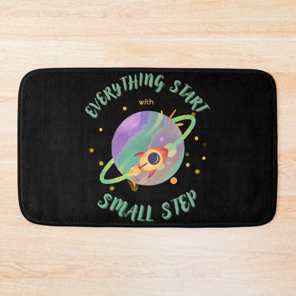 Item preview, Everything start with small step | inspirational quote designed and sold by Galskap.