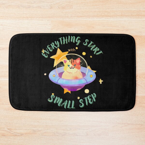 Item preview, Everything start with small step | inspirational quote designed and sold by Galskap.