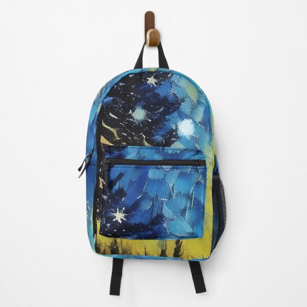 Item preview, Starry Sky and Trees, impasto, Ai Generated Art designed and sold by ACC .