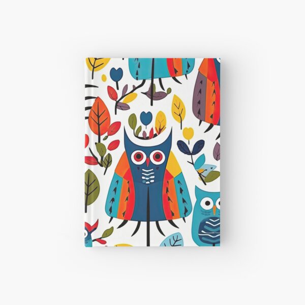 Item preview, Colorful Geometric Owls Abstract Pattern designed and sold by Wonder Of Light.