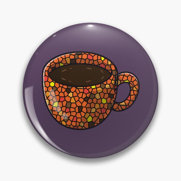 Item preview, Cup of coffee in a mosaic stained glass  designed and sold by Donutlovers.