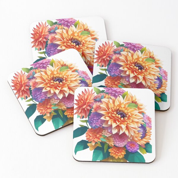 Item preview, Colorful Dahlia Bouquet designed and sold by ShopULove.