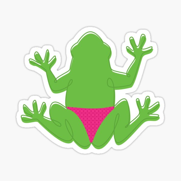 Sticker for Sale mit Netter schlammiger Frosch von animaetions