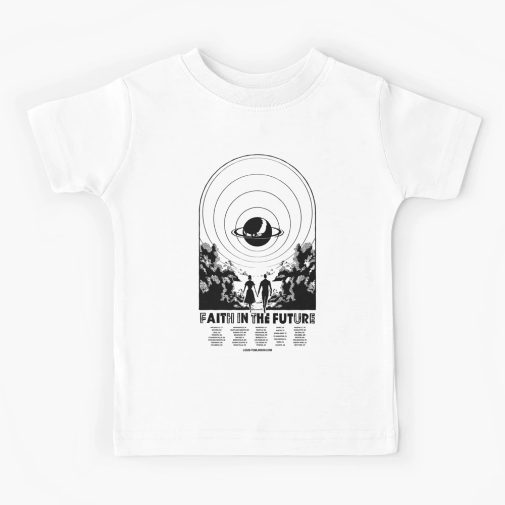 Faith In The Future Sun Tracklist Black Tee – Louis Tomlinson Merch