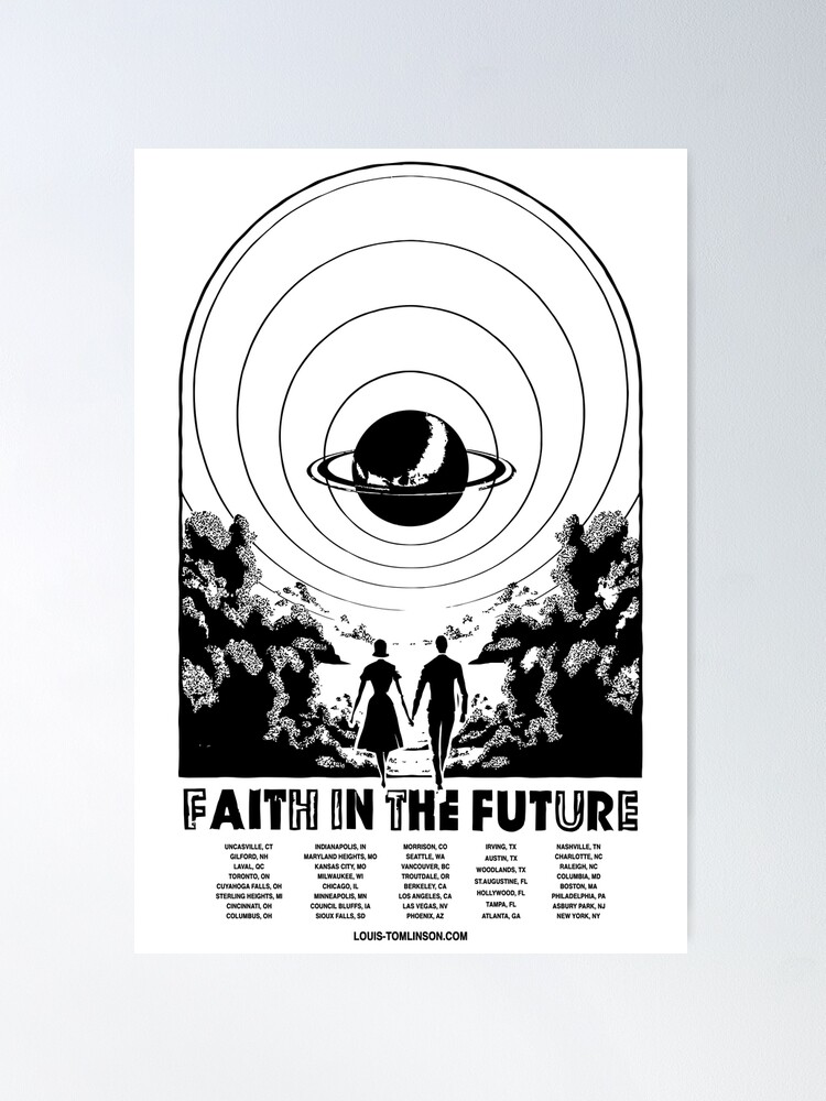 Louis Tomlinson Faith in the Future Boston Poster Louis 