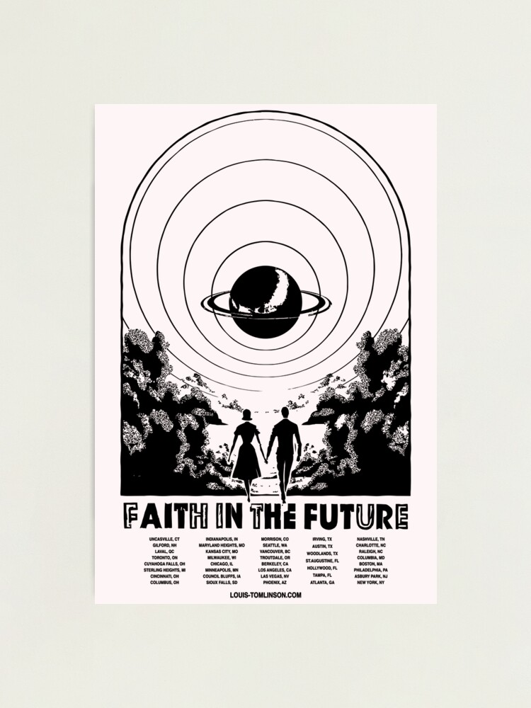 Official Louis Tomlinson Merch Faith In The Future World Tour Ecru