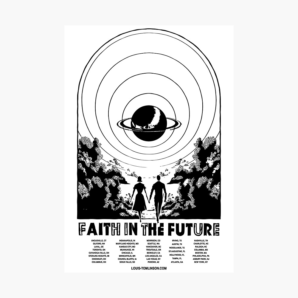 Official Louis tomlinson merch faith in the future world tour