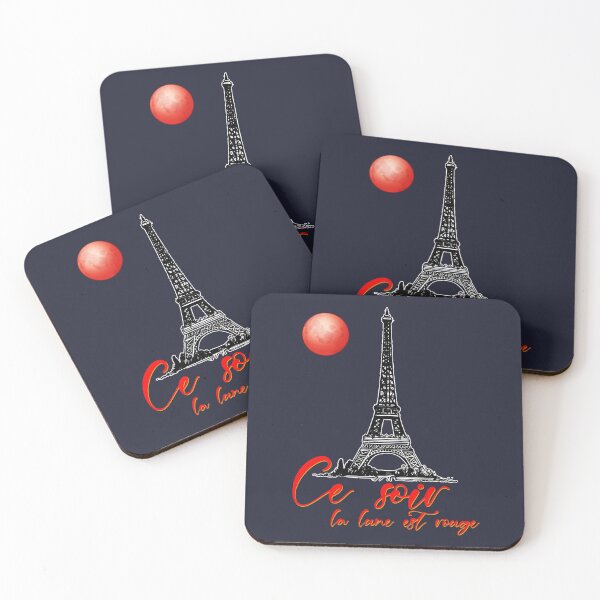 Item preview, Ce Soir La Lune Est Rouge designed and sold by StoneBluePlanet.